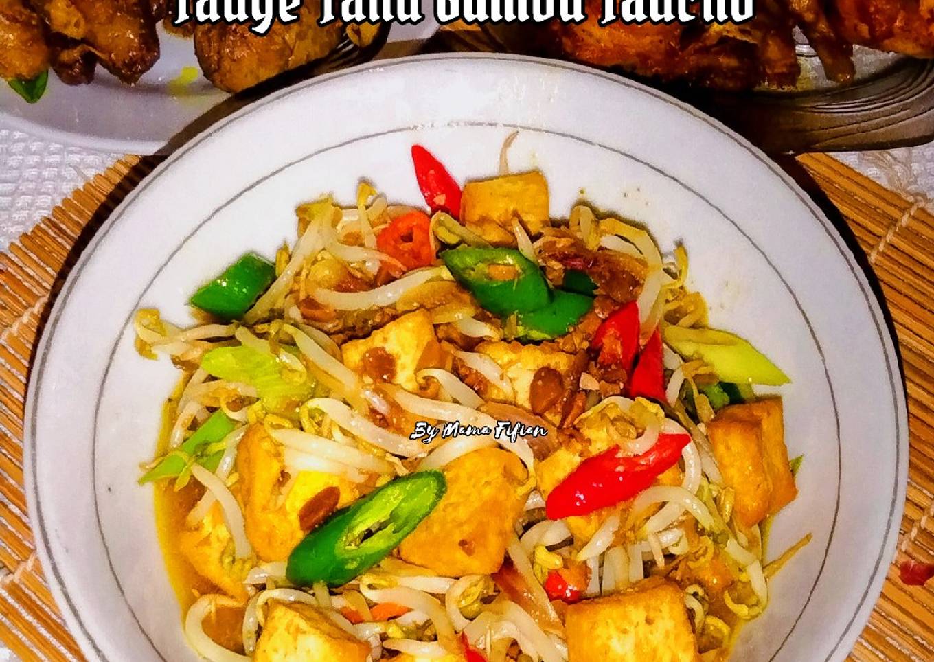 Tauge Tahu Bumbu Taucho