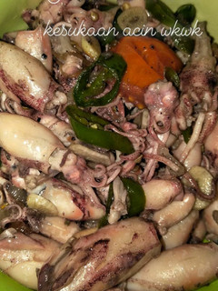 Foto resep Tumis cumi asin