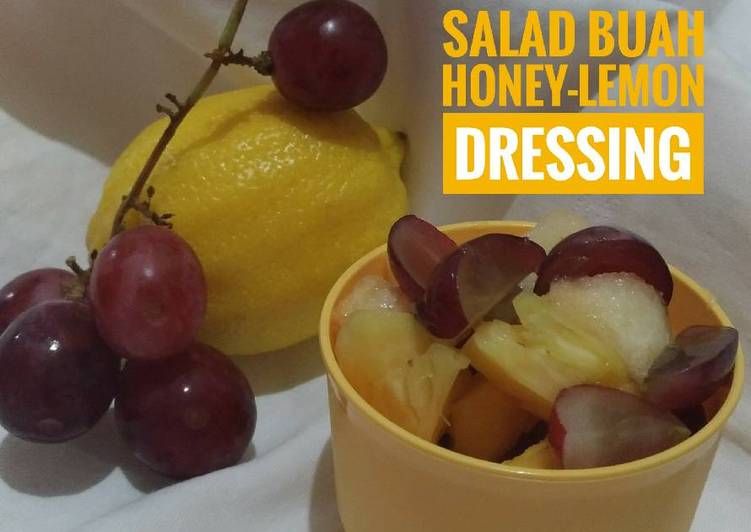 Salad Buah - home made dressing