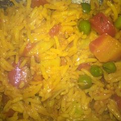 A picture of Mix vegetables Pulav.
