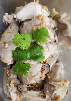 Foto resep Healthy Ayam Rebus & Nasi Hainam ala SG