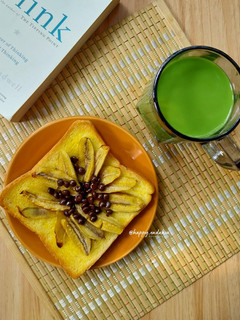 Foto resep (Choco Banana) Sunflower Open Sandwich