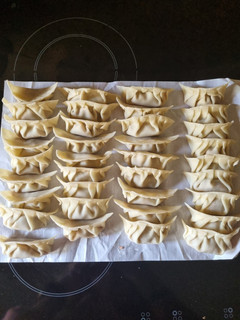 Una foto de Gyozas de cerdo caseras