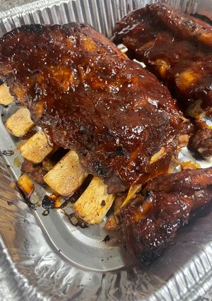 A picture of Instant pot ribs.