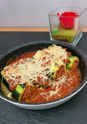 Une photo de Cannellonis de courgettes