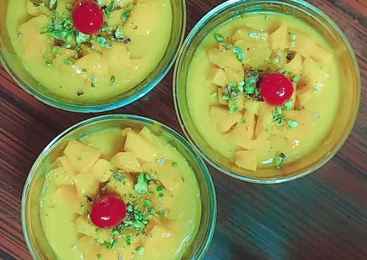 Mango pudding