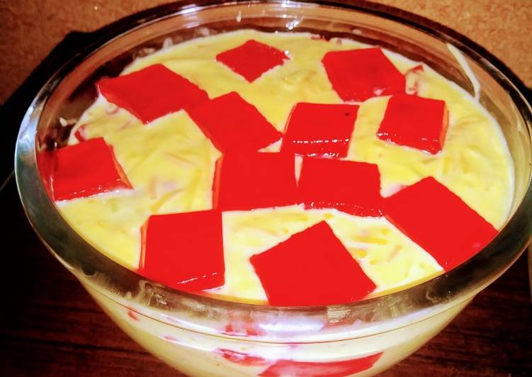 Easiest Way to Prepare Favorite Vanilla jelly custard