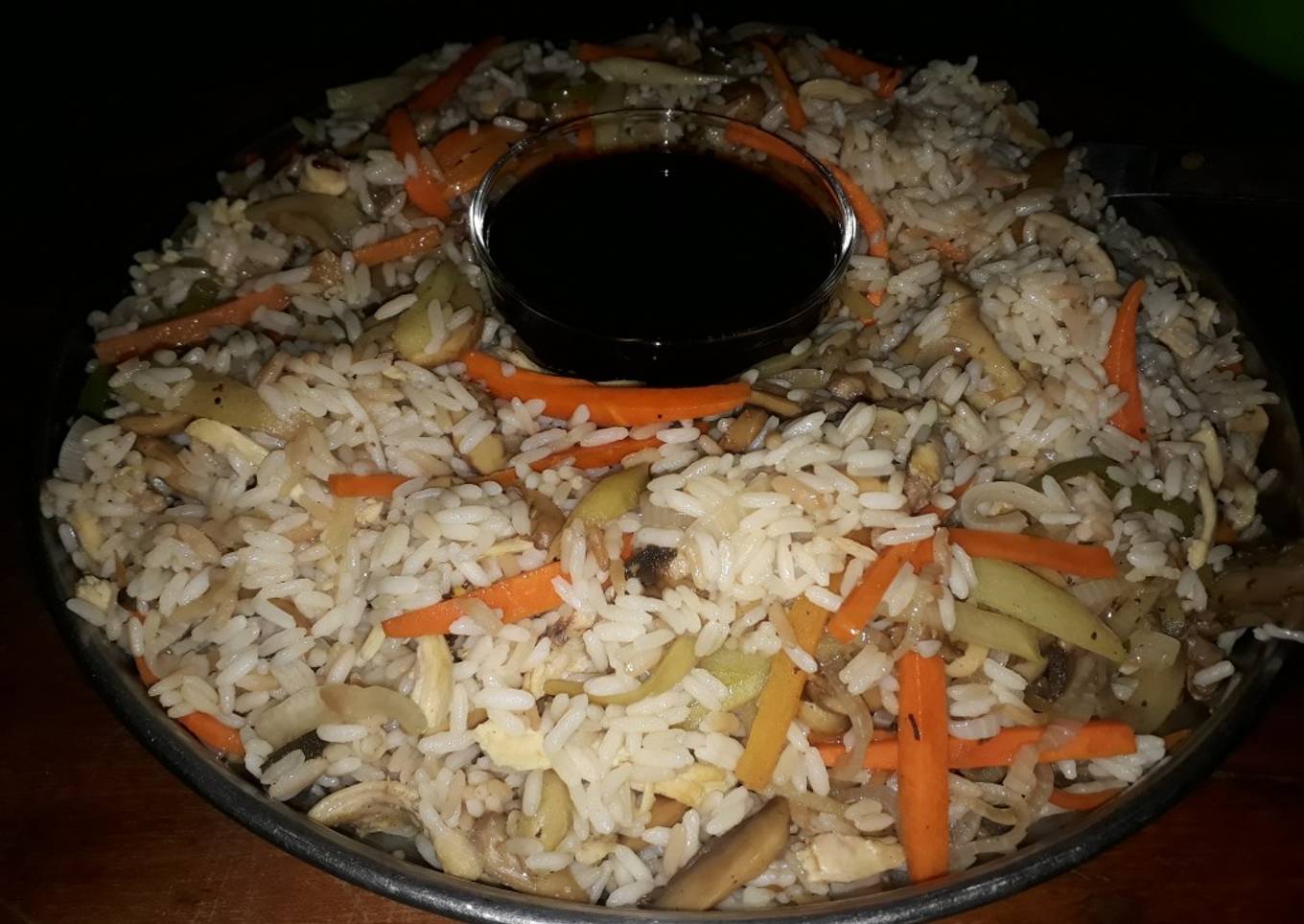 Arroz cantones 🍲....🇸🇻
