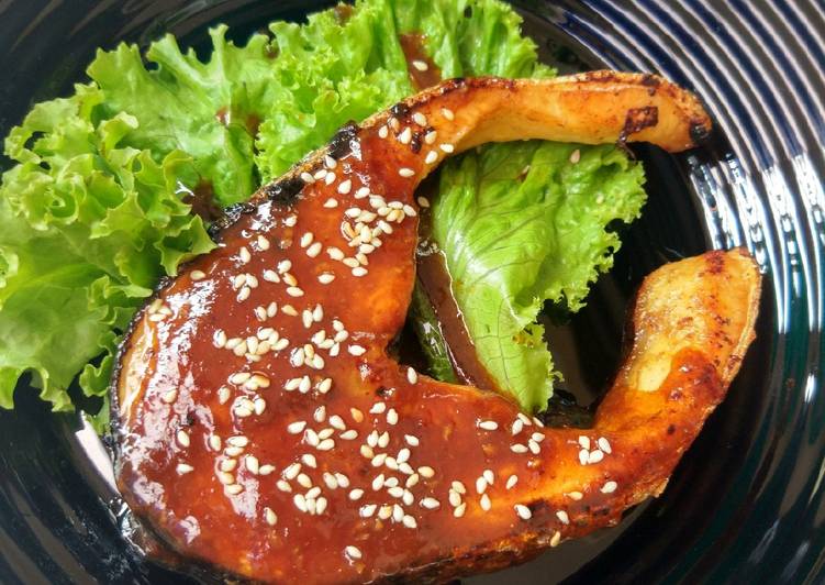 Resep Salmon Grilled Teriyaki yang nikmat