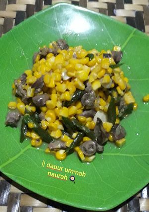 Foto resep Oseng Jagung Manis Ati Ampela