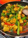Chilli basil tofu