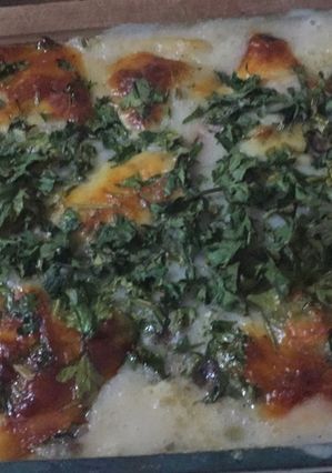 Una foto de Zapallitos gratinados