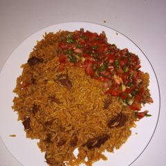 Beef pilau A picture of Beef pilau.