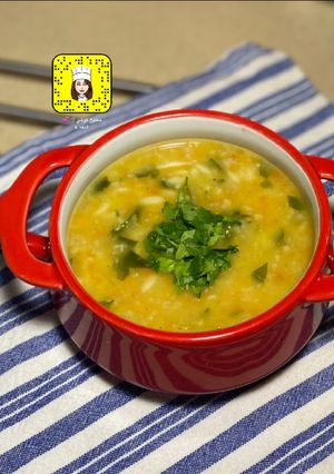 صورة لوصفة شوربة لسان العصفور 😋😋