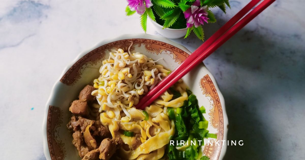 Mie Ayam Abang Gerobakan (Mie Homemade)