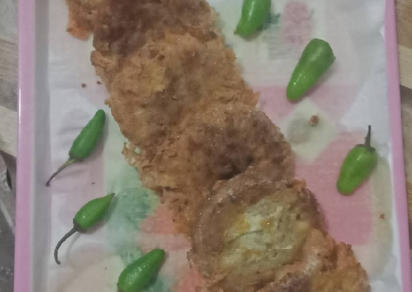 Shami kabab with dal chana and mutton mince