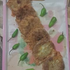 Shami kabab with dal chana and mutton mince A picture of Shami kabab with dal chana and mutton mince.