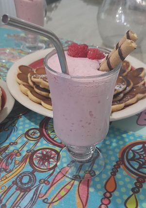 Una foto de Milkshake de Frambuesas