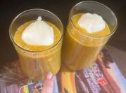 A picture of cucumber smoothies