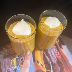 A picture of Paw paw smoothie.