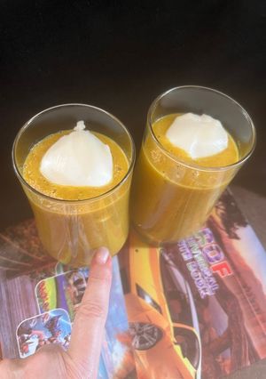 A picture of Paw paw smoothie.