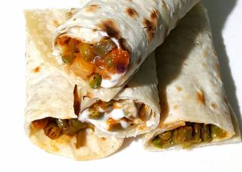 How To Making Recipe Veggie Wrap Very Delicious