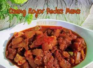 Foto resep Oseng Koyor Pedas Manis/ Oseng Koyor Mercon