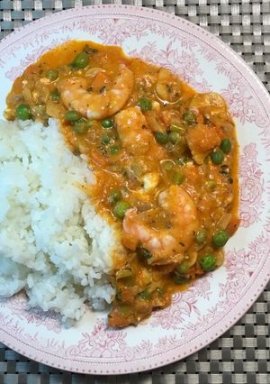 A picture of Greek Baked Shrimp with Tomatoes and Feta  #seasonsupply.