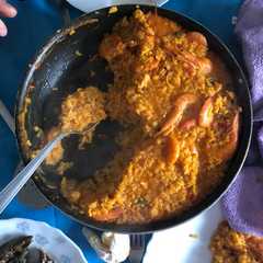 Foto principal de Arroz con langostinos y calamares
