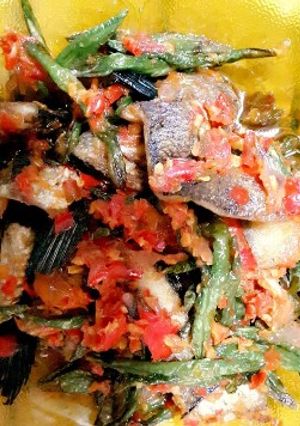 Foto resep Sambal ikan gabus asin vs kacang pjng goreng
