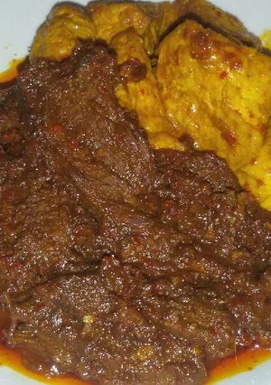 Foto resep Rendang sapi + tahu 😄