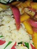 Arroz vegano con rabanitos (otro)