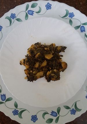 A picture of Methi Aloo.