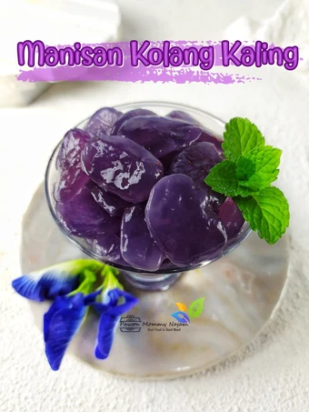 Cara Gampang Membikin Resep Manisan Kolang Kaling Bunga Telang yang Uenak Anti Ribet, Mantap Sekali
