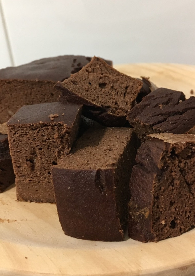 Una foto de Brownie de calabaza fit
