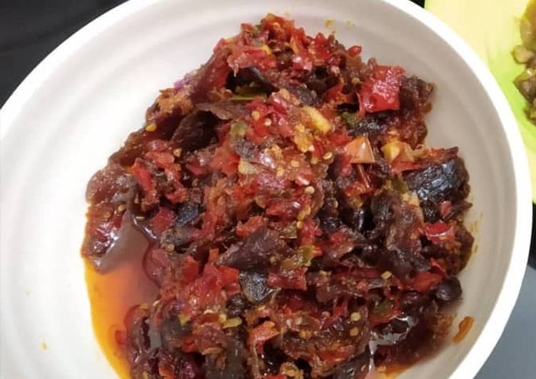 Dendeng Balado Simple Ala momo