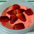 Strawberry yogurt Trifle
