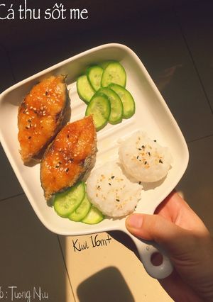 Hình của món Cá Thu Sốt Me.