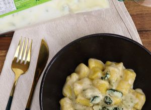 Foto de Nhoque de Batata Doce com Gorgonzola Vegetal NatuCheese