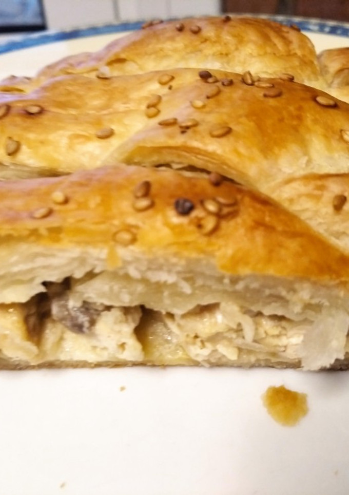 Una foto de Strudel de pollo fácil