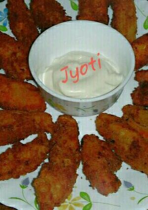 A picture of #bandhan paneer finger.