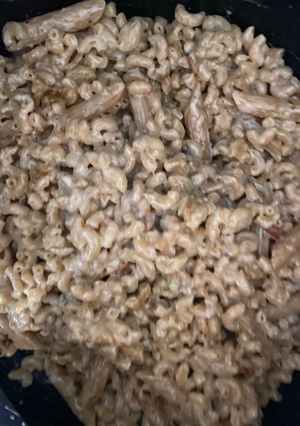 Une photo de Pâtes au roquefort au cookeo