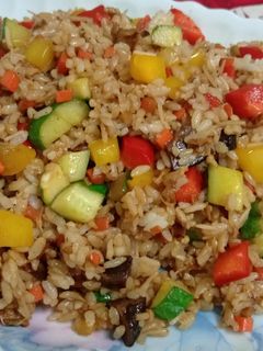 醬油炒飯(全素) 的食譜成品照片