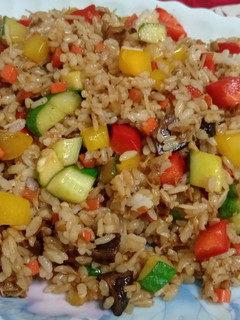醬油炒飯(全素) 的食譜成品照片