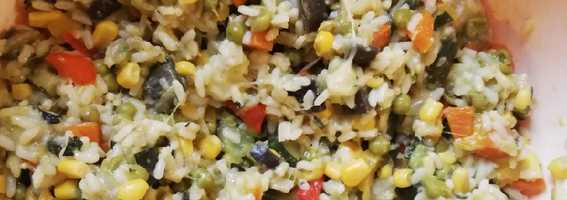 Insalata di riso vegetariana 🌿🍚