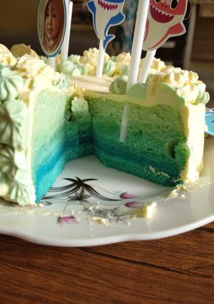 Foto resep Ombre Cake
