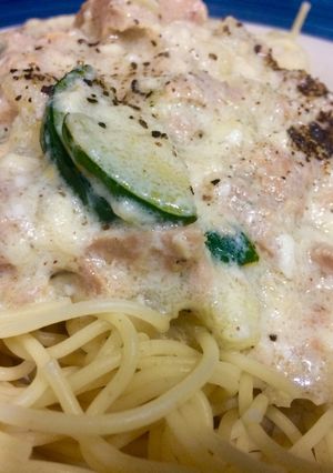 Foto resep Spagetti Tuna Cukini