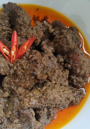 Foto resep Rendang khas Padang bumbu praktis