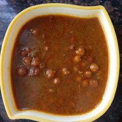 Black chickpeas ki sabzi A picture of Black chickpeas ki sabzi.