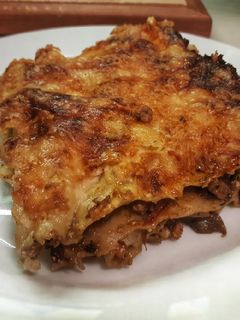Húsos-gombás lasagne recept fotója